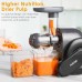 AICOK 150W Slow Masticating Juicer Extractor with Higher Juice Yield, Drier Pulp, Quiet Motor, Reverse Function for Fruits and Vegetables - AMR519