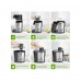 AICOOK 400W Dual-Speed Juicer 3" Wide Mouth Stainless Steel Extractor for Whole Fruits, Vegetables