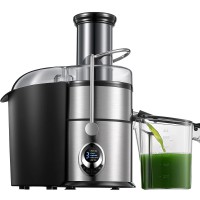 AICOOK 800W Fruit and Vegetable Juicer Extractor with 5-Speed Modes, Digital Control, LED Display