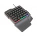 K7 Wired USB Gaming Keypad LED Backlight 35 Keys One-Handed Keyboard