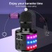 BONAOK Bluetooth Wireless Karaoke Microphone, 4-in1 Portable Handheld Mic with LED Lights, Karaoke Player for Kids, Adults - Q78