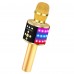 BONAOK Bluetooth Wireless Karaoke Microphone, 4-in1 Portable Handheld Mic with LED Lights, Karaoke Player for Kids, Adults - Q78