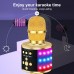 BONAOK Bluetooth Wireless Karaoke Microphone, 4-in1 Portable Handheld Mic with LED Lights, Karaoke Player for Kids, Adults - Q78