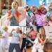 BONAOK Bluetooth Wireless Karaoke Microphone, 4-in1 Portable Handheld Mic with LED Lights, Karaoke Player for Kids, Adults - Q78