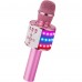 BONAOK Bluetooth Wireless Karaoke Microphone, 4-in1 Portable Handheld Mic with LED Lights, Karaoke Player for Kids, Adults - Q78