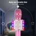 BONAOK Bluetooth Wireless Karaoke Microphone, 4-in1 Portable Handheld Mic with LED Lights, Karaoke Player for Kids, Adults - Q78