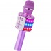 BONAOK Bluetooth Wireless Karaoke Microphone, 4-in1 Portable Handheld Mic with LED Lights, Karaoke Player for Kids, Adults - Q78