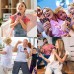BONAOK Bluetooth Wireless Karaoke Microphone, 4-in1 Portable Handheld Mic with LED Lights, Karaoke Player for Kids, Adults - Q78