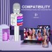 BONAOK Bluetooth Wireless Karaoke Microphone, 4-in1 Portable Handheld Mic with LED Lights, Karaoke Player for Kids, Adults - Q78