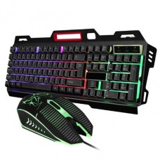 CMK 198 USB Rainbow LED Backlit Gaming Keyboard and Mouse Combo