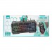 CMK 198 USB Rainbow LED Backlit Gaming Keyboard and Mouse Combo