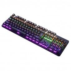 K30 USB Wired Gaming Mechanical Keyboard 104 Keys NKRO Luminous Blue Switch RGB Backlit Keyboard