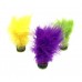 3 PCS Kick Shuttlecocks, Colorful Chinese Jianzi Kicking Game for Foot Sports Outdoor Exercise (Assorted Colours)