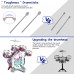 Kids Drum Set Toddler Musical Instrument Toy with Light-Up Bass Drum, Cymbal, Stool & Drumsticks 5-Piece Jazz Drum Kit for Boys Girls, Beginner Pretend Play Birthday Gift Kids Drum Set Toddler Musical Instrument Toy with Light-Up Bass Drum, Cymbal, Stool & Drumsticks 5-Piece Jazz Drum Kit for Boys Girls, Beginner Pretend Play Birthday Gift