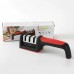 Stainless Steel Knife Sharpener Curve Handle 3 Stage Professional Kitchen Use, for Steel and Ceramic Knives in all Sizes