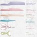 6-Piece Colorful Kitchen Knife Set with Scissors & Peeler Cleaver, Chef, Bread & Paring Knife High-Grade Stainless Steel Blades Ergonomic Handles Cooking, Meal Prep, Home Kitchen 6-Piece Colorful Kitchen Knife Set with Scissors & Peeler Cleaver, Chef, Bread & Paring Knife High-Grade Stainless Steel Blades Ergonomic Handles Cooking, Meal Prep, Home Kitchen