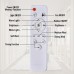 LED Fan Light, 26cm Mini Circulator Ceiling Fan with Remote Control, 360-Degree Rotation, 3 Speeds, 3 Lighting Modes for Home, Bedroom, Office