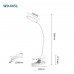 LED Lamp, Cordless Portable Clip-On Light with Touch Control, 3 Lighting Modes, USB-Rechargeable - WD-6651