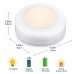 Wireless LED Puck Lights, 4000K Warm White Cabinet Night Light with Remote Control for Cabinets, Closets, Kitchen, Bedroom, Home (6-Pack)