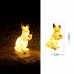 LED Rabbit Sculpture, Full Size IP44 Rainproof Animal Shaped Landscape Lamp for Garden, Lawn, Yard, Outdoor
