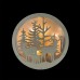 2PCS LED Sparkle Scene, 30 x 30 cm Illuminated Wooden Glitter Ornament Decoration Woodland Deer for Christmas, Winter, Holidays - 1034753
