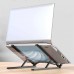 Aluminum Laptop Stand, Foldable Portable Notebook Stand with Adjustable Height, Ventilated Cooling for Laptops, Tablets, 10-17" Inches - X2