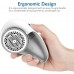 AERB Lint Remover, Rechargeable 3-Blade Electric Fabric Shaver with Charging Cord & Extra Blade, 2-Speeds (Grey)
