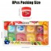 Lip Balm Set, 8 Pack Fruit Scented Moisturizing Balm, 7g, Daily Care Lip Balm Set, 8 Pack Fruit Scented Moisturizing Balm, 7g, Daily Care