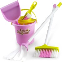Little Helper Playset, 6PC Mini Kids Cleaning & Housekeeping Toy Roleplay Set - 667-39