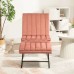 Accent Chair with Ottoman, Modern Velvet Tufted Lounge Chair with Adjustable Backrest, High Density Sponge Filling for Home, Bedroom, Living Room, Office - BC529-DC