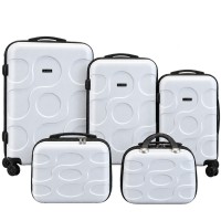 5-Piece Hard Shell Luggage Set Spinner Suitcases