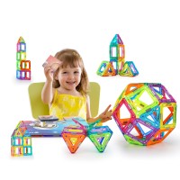 MAGSPACE 36PCS Magnetic Building Blocks DIY Construction Educational Toy for Children - Painted Dream World