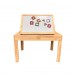 Multifunctional Wooden Magnetic Game Table for Kids – Includes Magnetic Blocks, Reversible Drawing Board, and Storage Compartments – Perfect for Creative Play and Learning (3+ Years)