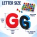 Magnetic Alphabet Letters, 234-Piece Foam Set with Board and Case