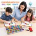 Magnetic Alphabet Letters, 234-Piece Foam Set with Board and Case