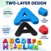 Magnetic Alphabet Letters, 234-Piece Foam Set with Board and Case