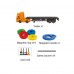 Educational Toys, Magnetic Trailer Truck Stacking Set, Color Matching, Reaction Training Magnetic Game for Kids - 5224