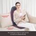 Massage Seat Cushion with Heat Vibration Back Massage Chair Pad with 10 Motors, Memory Foam Support, 2 Heat Levels, Remote Control for Home, Office & Sofa