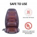 Massage Seat Cushion with Heat Vibration Back Massage Chair Pad with 10 Motors, Memory Foam Support, 2 Heat Levels, Remote Control for Home, Office & Sofa