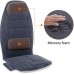Massage Seat Cushion with Heat Vibration Back Massage Chair Pad with 10 Motors, Memory Foam Support, 2 Heat Levels, Remote Control for Home, Office & Sofa