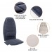 Massage Seat Cushion with Heat Vibration Back Massage Chair Pad with 10 Motors, Memory Foam Support, 2 Heat Levels, Remote Control for Home, Office & Sofa