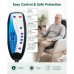 Memory Foam Massage Seat Cushion with Heat, 6 Motors, Chair Pad Memory Foam Massage Seat Cushion with Heat, 6 Motors, Chair Pad