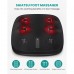 Foot Massager with Heat, 6 Heads, 40 Nodes, Black