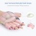 Wireless Hand Massager with Heat, 3 Compression Levels, Rechargeable Cordless Finger & Palm Massager, USB Charging, Portable White Relaxation Device for Home Office Travel