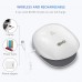 Wireless Hand Massager with Heat, 3 Compression Levels, Rechargeable Cordless Finger & Palm Massager, USB Charging, Portable White Relaxation Device for Home Office Travel