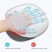 Wireless Hand Massager with Heat, 3 Compression Levels, Rechargeable Cordless Finger & Palm Massager, USB Charging, Portable White Relaxation Device for Home Office Travel