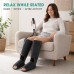 Air Compression Foot and Calf Massager with Heat, 3 Modes, Black