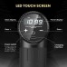 Massage Gun with 10 Speeds and 6 Massage Heads, Black and Blue