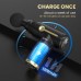 Massage Gun with 10 Speeds and 6 Massage Heads, Black and Blue