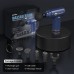 Massage Gun with 10 Speeds and 6 Massage Heads, Black and Blue